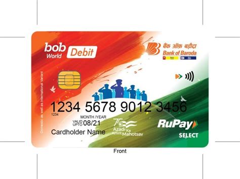 bob world debit card baroda